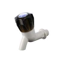 High Quality Taps Transparent Black Bibcock Handle White ABS Short Water Polo Faucet