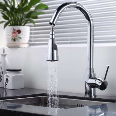 good quality brass pull out kitchen faucet