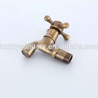 high quality wall mounted antique bronze washing machine faucet bib cock