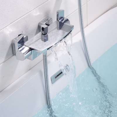 high quality brass bathroom waterfall Bathtub shower faucet sets