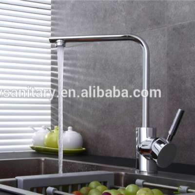 copper material chrome finish kitchen room hardware products sink faucet mixer tap