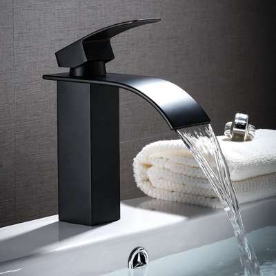 brass material black color high quality bathroom basin faucet tap